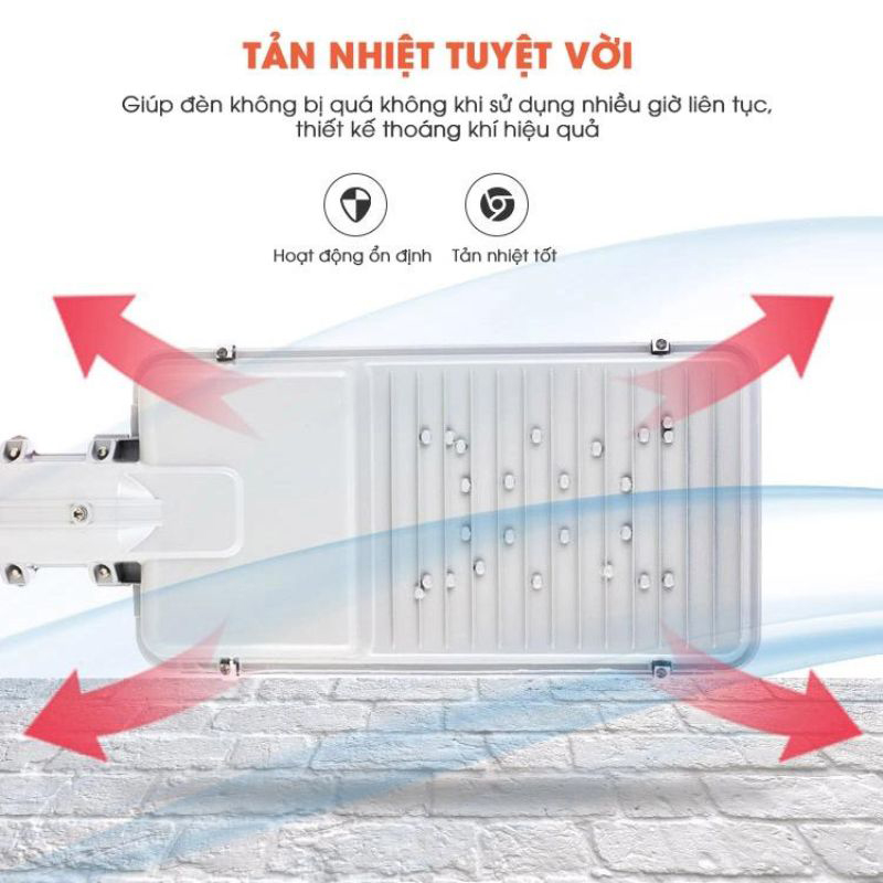 Đèn Đường Năng Lượng Mặt Trời Bàn Chải 400W, Tấm Pin Rời, IP67