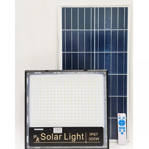 Đèn 300W năng lượng mặt trời cảm biến chuyển động